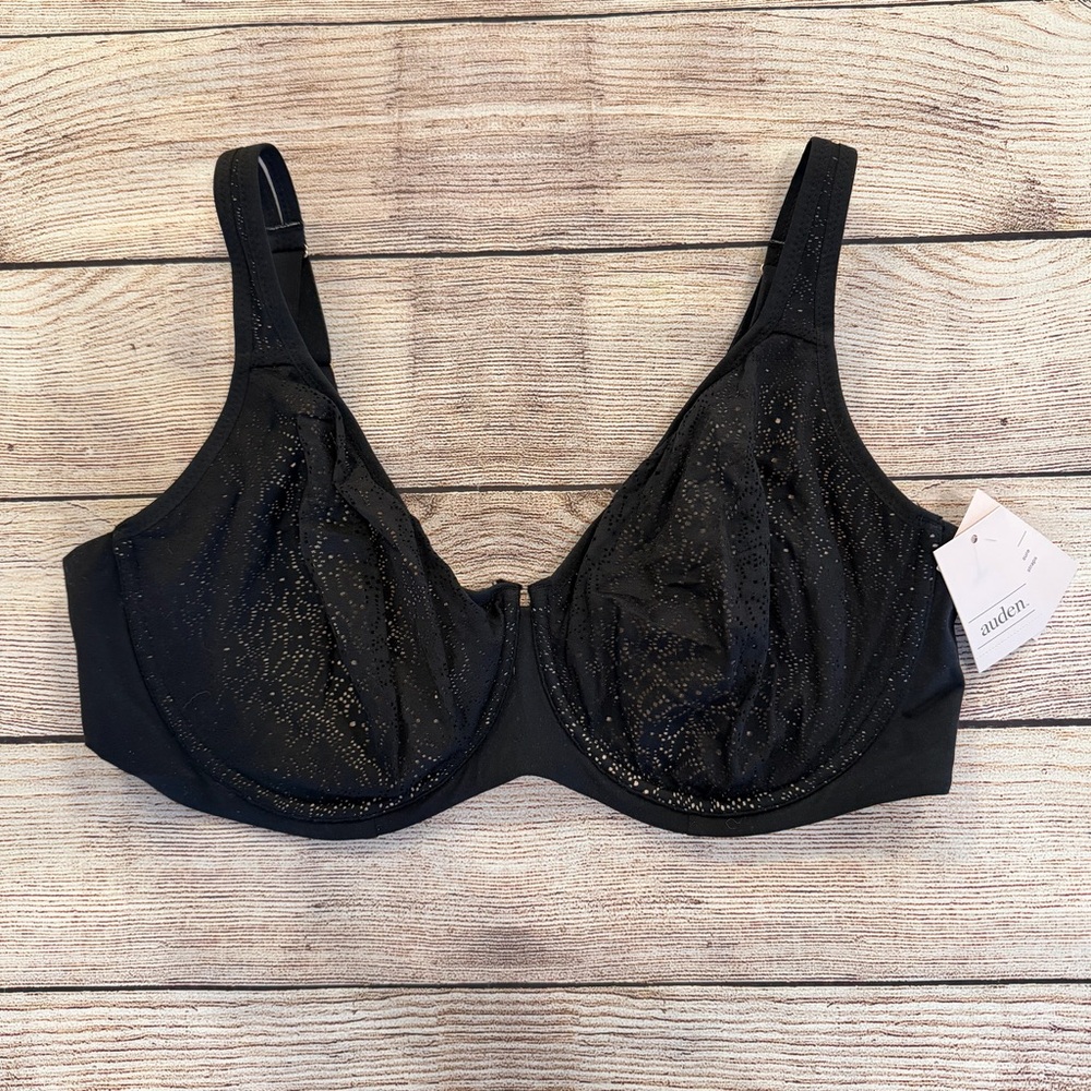 Auden Unlined Full Coverage Bra - 40 DD